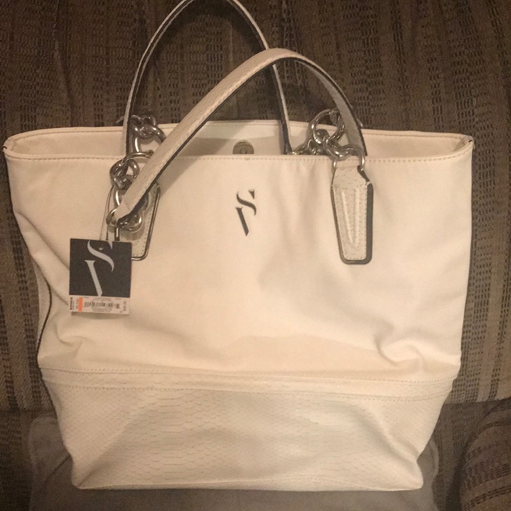 Simply Vera White Large Purse